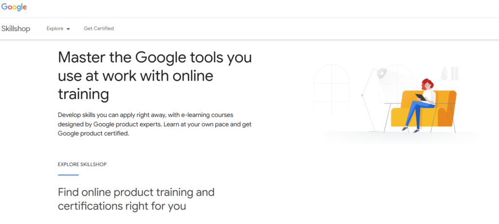 Screen strony Google SklillShop